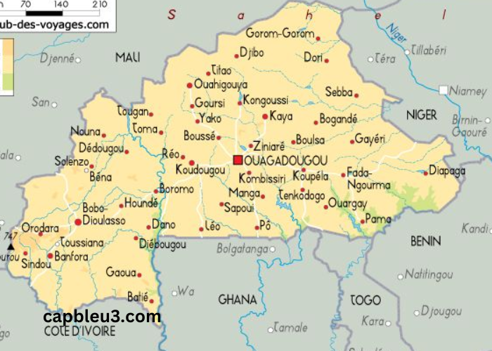 Carte Du Burkina Faso